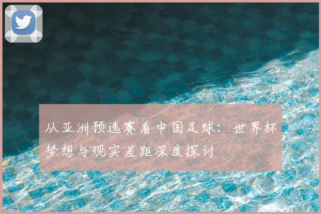 从亚洲预选赛看中国足球：世界杯梦想与现实差距深度探讨