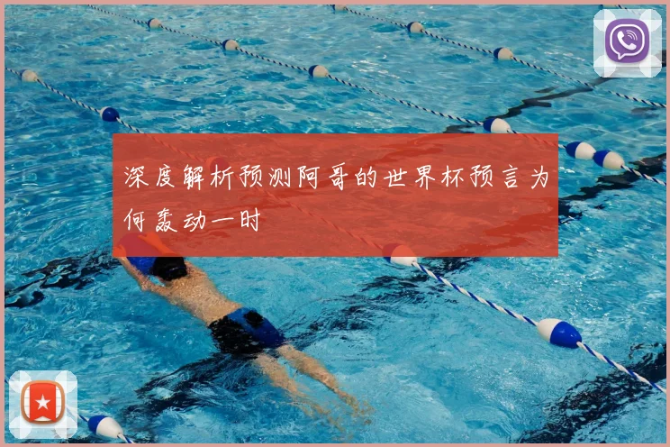 深度解析预测阿哥的世界杯预言为何轰动一时